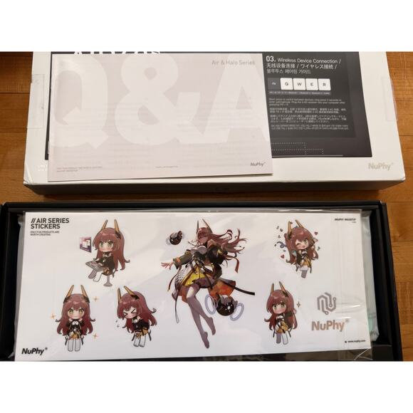 Nuphy Air60 v2 Wireless Keyboard -Gray New - Picture 8 of 9